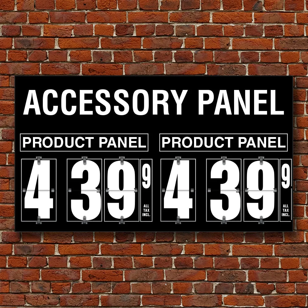 10" Flip Numbers- Two-Product, Horizontal Pole or Wall Mount