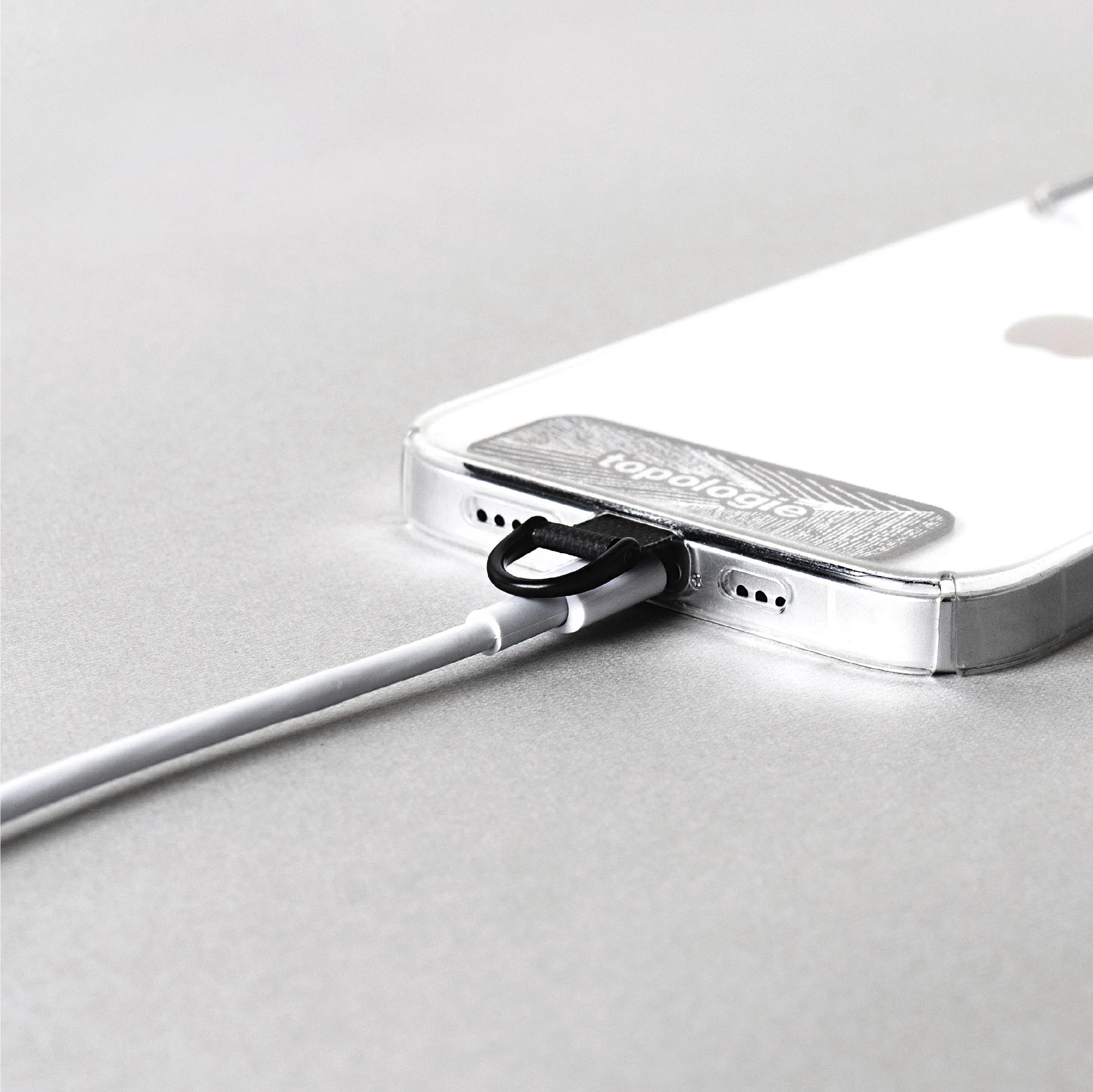 8.0mm Rope / Black Reflective   Phone Strap Adapter