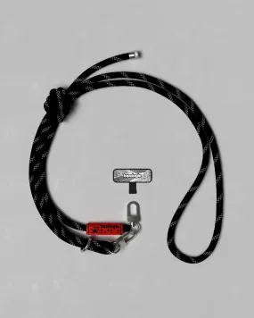 8.0mm Rope / Black Reflective   Phone Strap Adapter