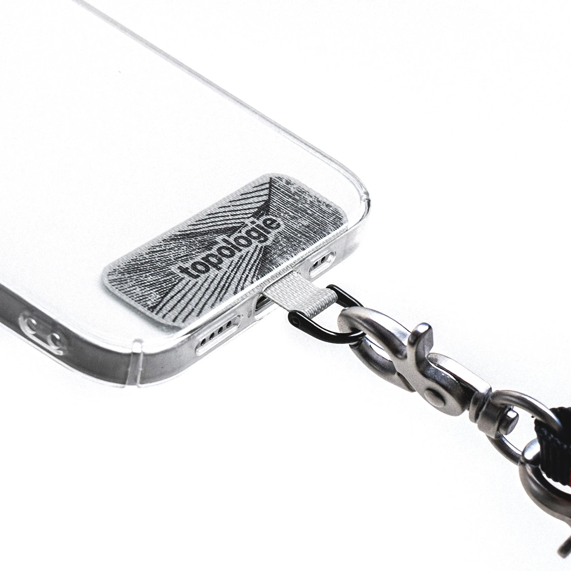 8.0mm Rope / Black Reflective   Phone Strap Adapter