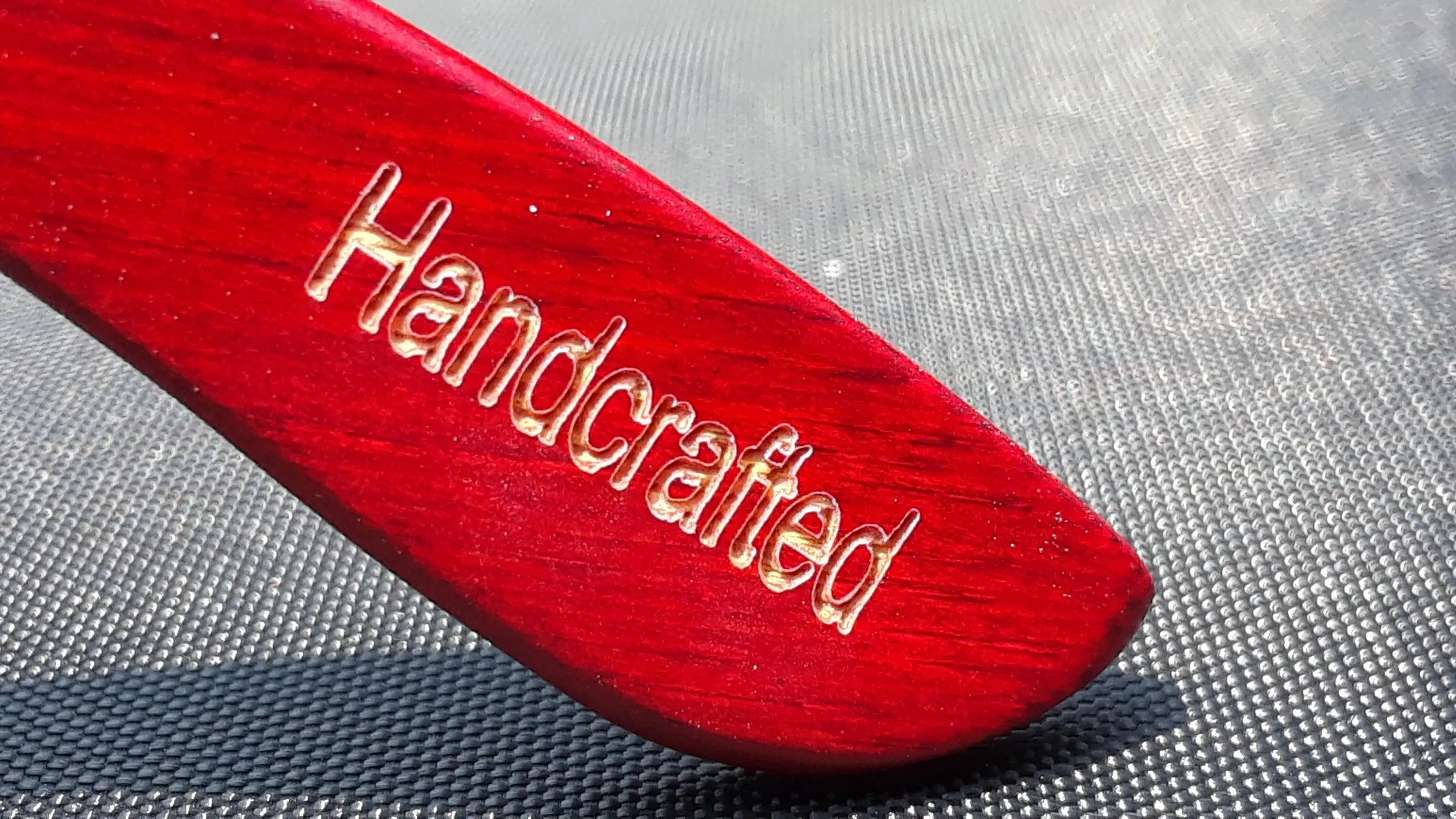 Artisan Engraved Red Bamboo Tortoise Sunglasses with Eco-Friendly Wood Case