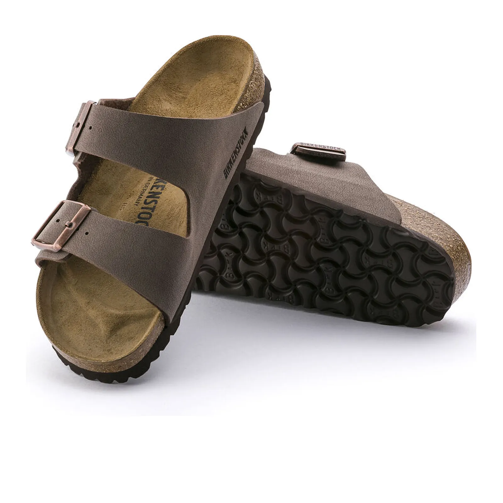 Birkenstock Arizona Slide Sandal (Unisex) - Mocha Birkibuc