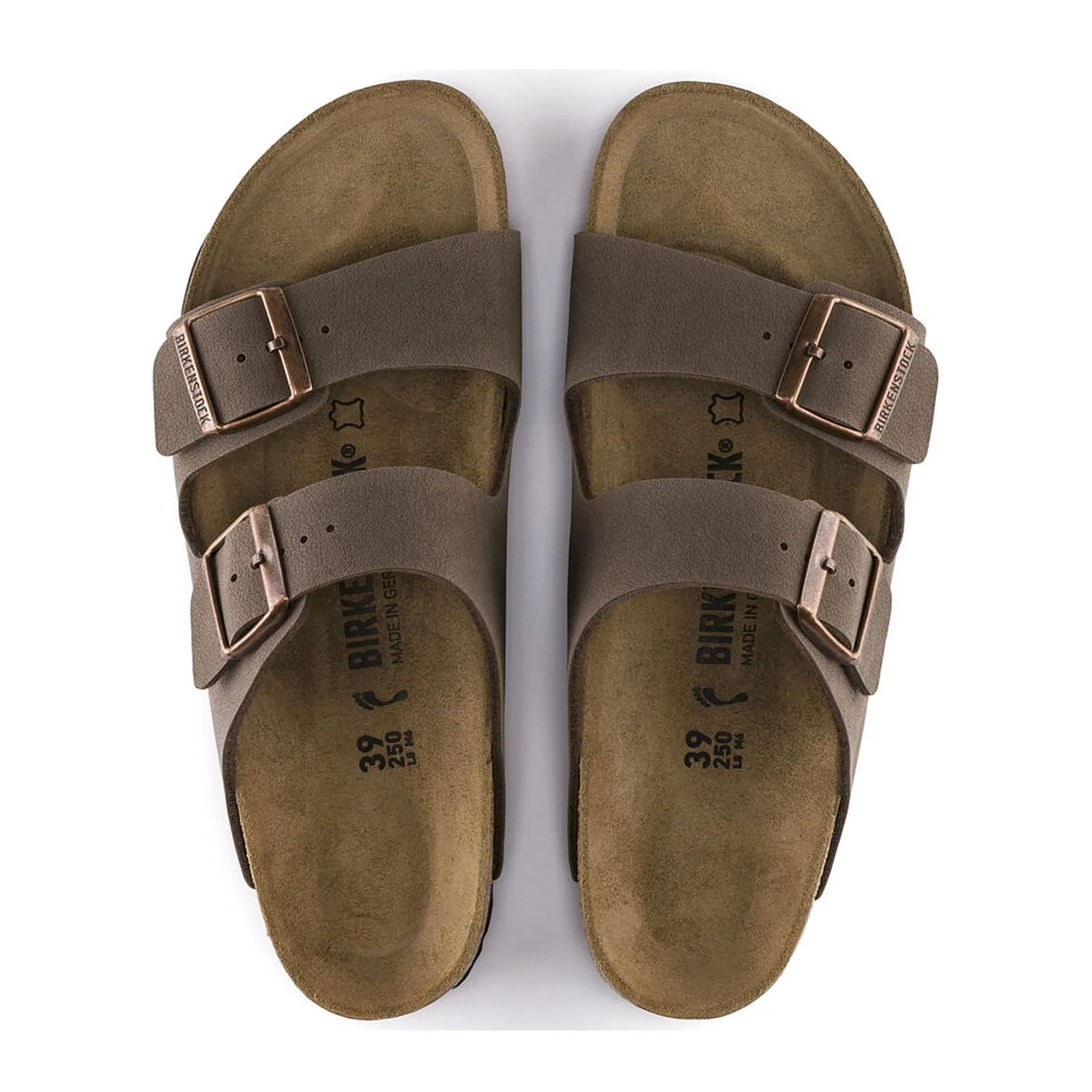 Birkenstock Arizona Slide Sandal (Unisex) - Mocha Birkibuc