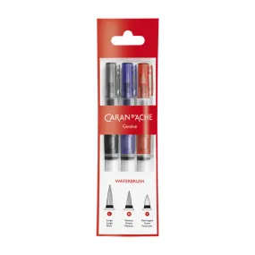 Caran D'Ache Waterbrush Pens 3pc