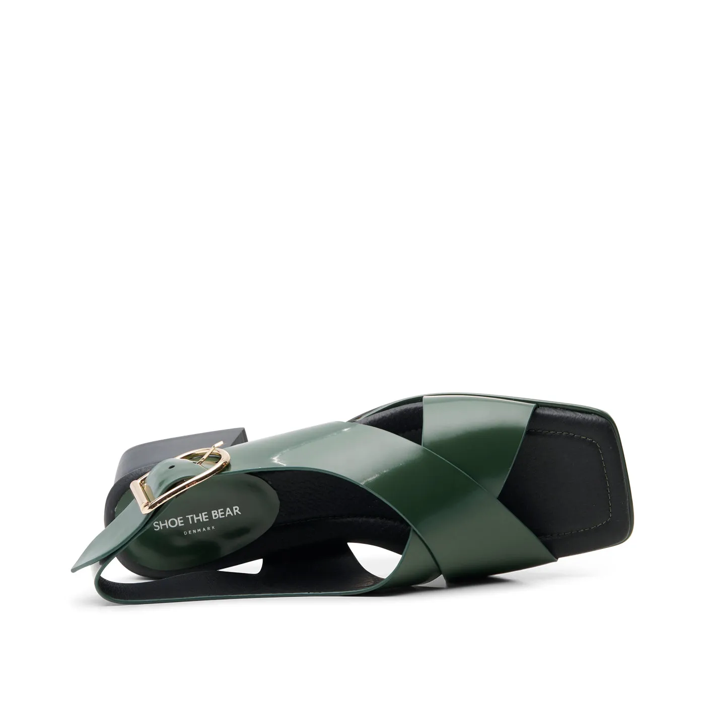 Colette sandal leather - ALGAE