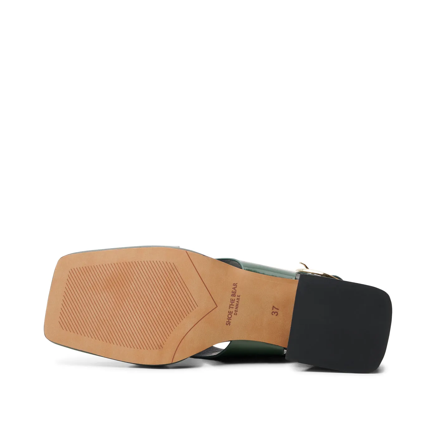 Colette sandal leather - ALGAE