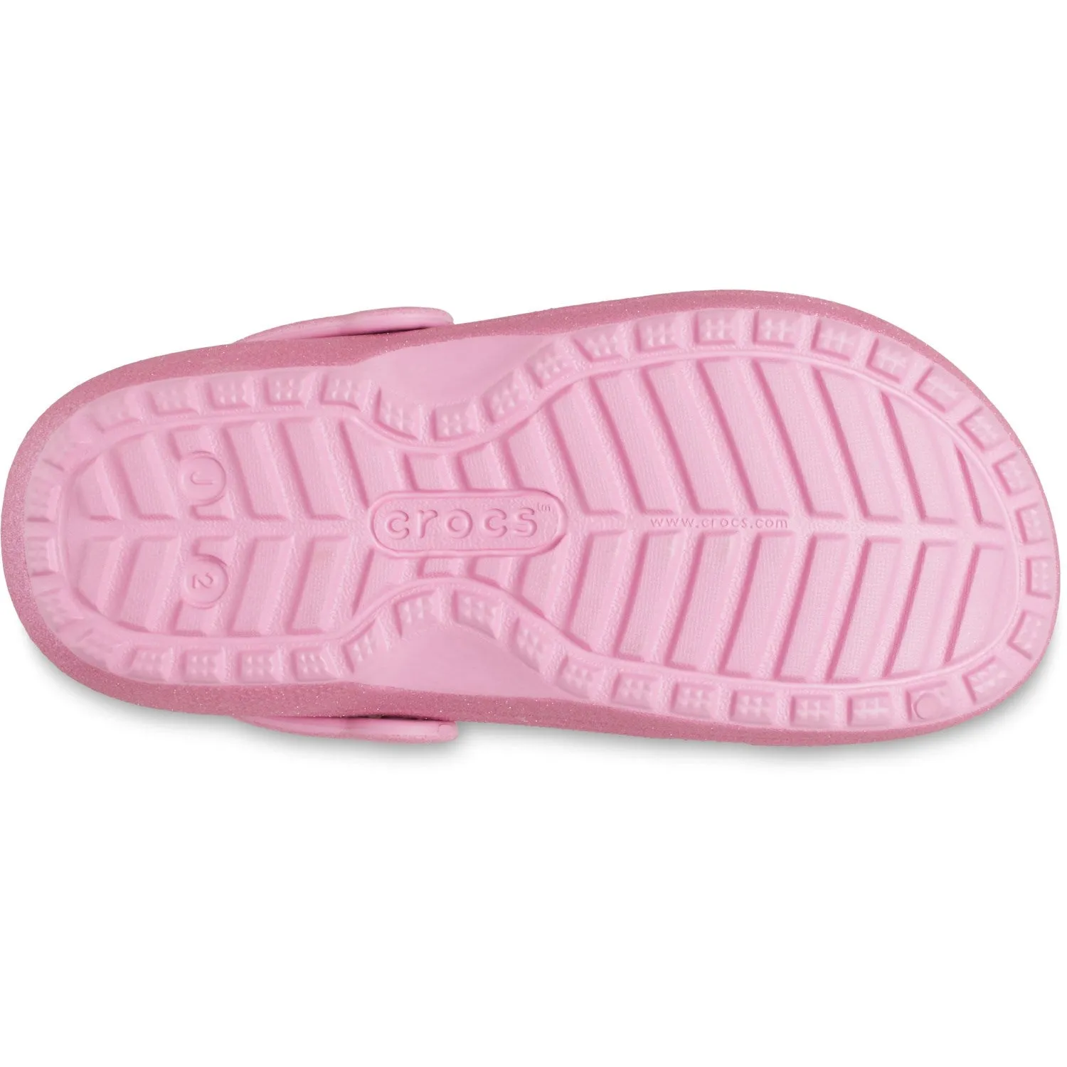 Crocs Pink Tweed Classic Lined Glitter ClAnd