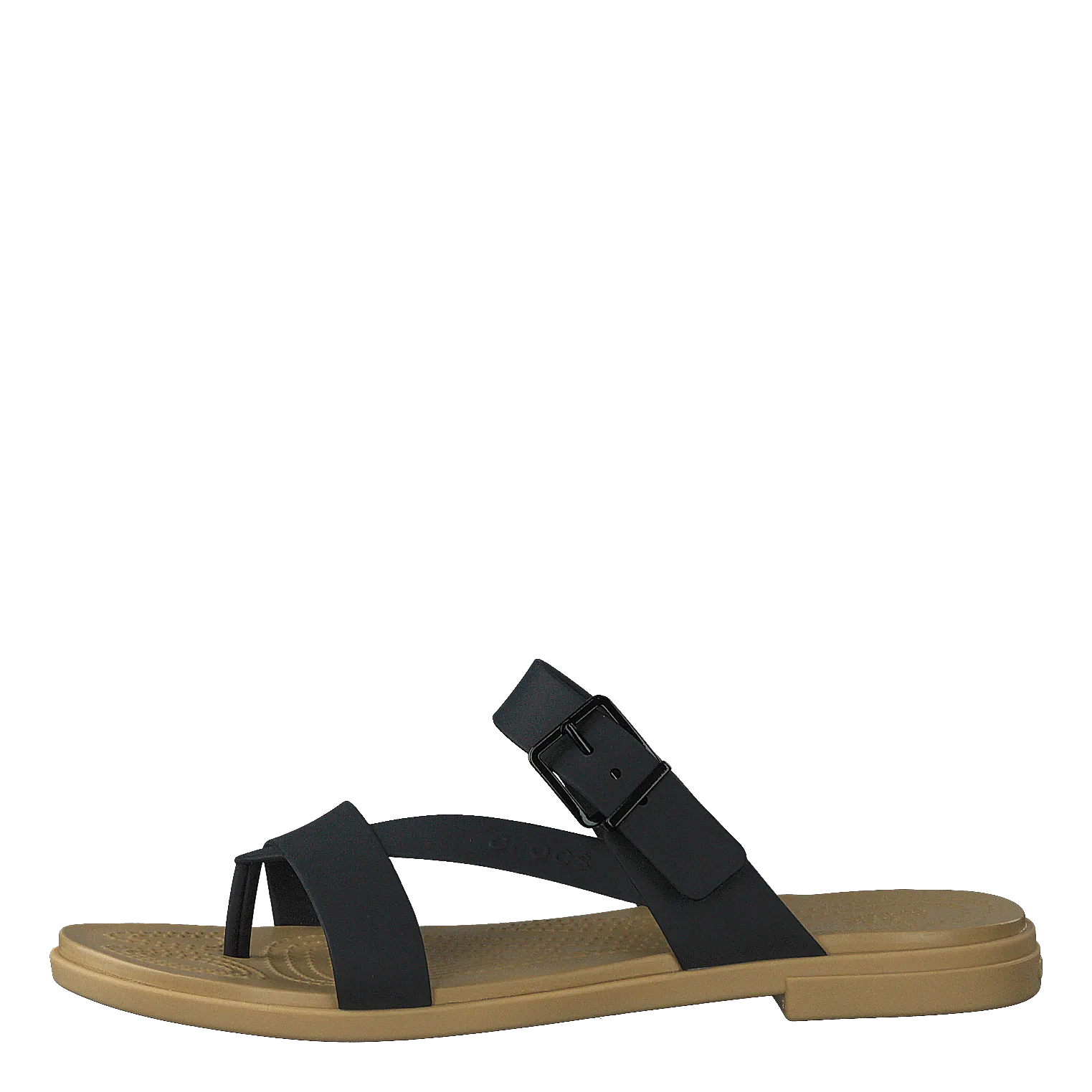 Crocs Tulum Toe Post Sandal W Black/tan