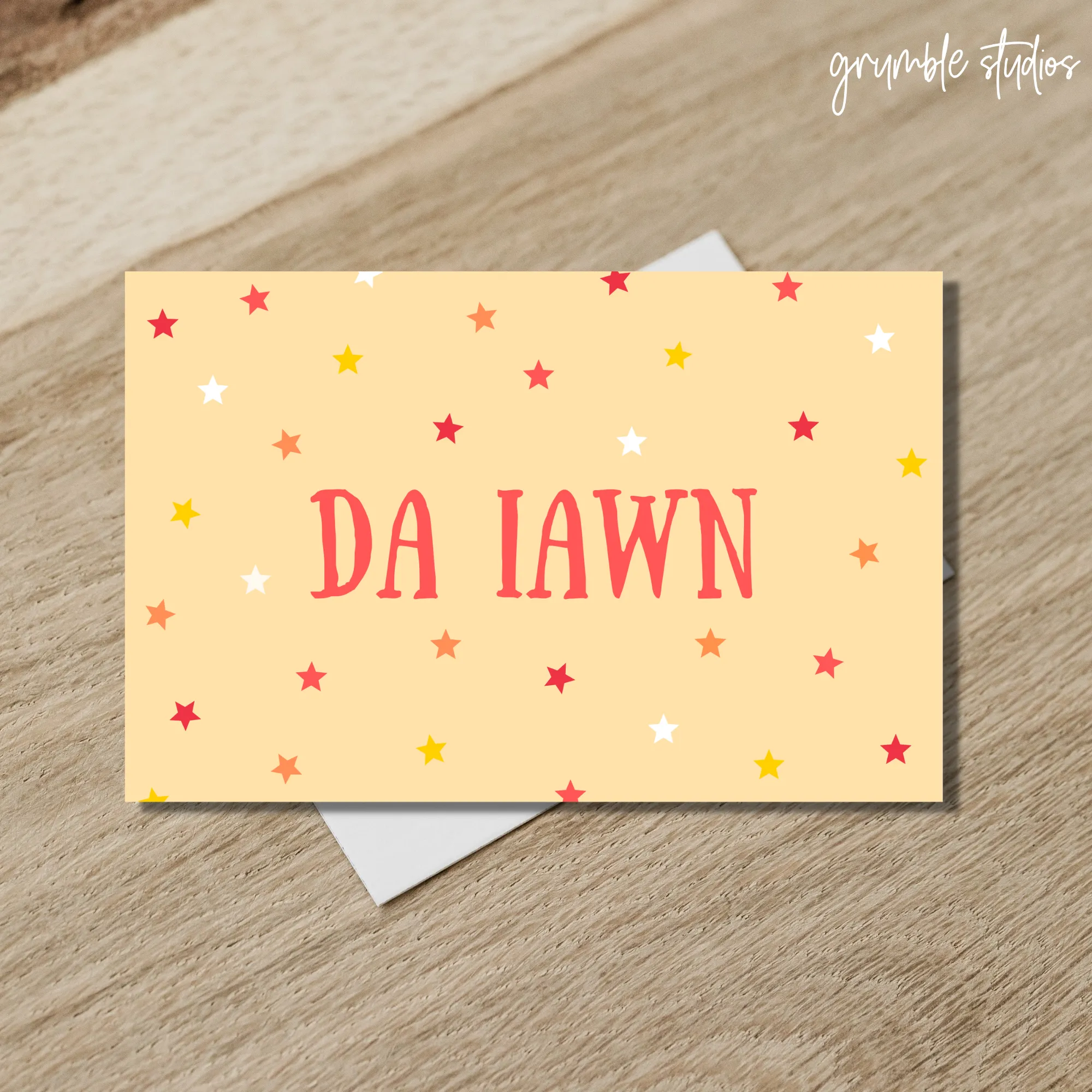Da Iawn Welsh Card