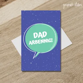 Dad Arbennig Welsh Card