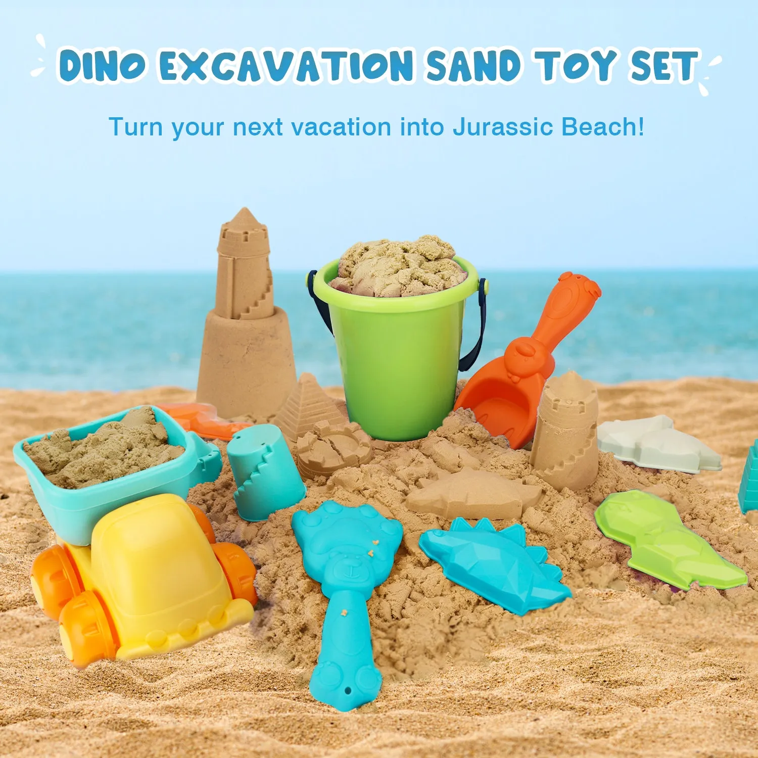 Dinosaur Sand Toys for Kids