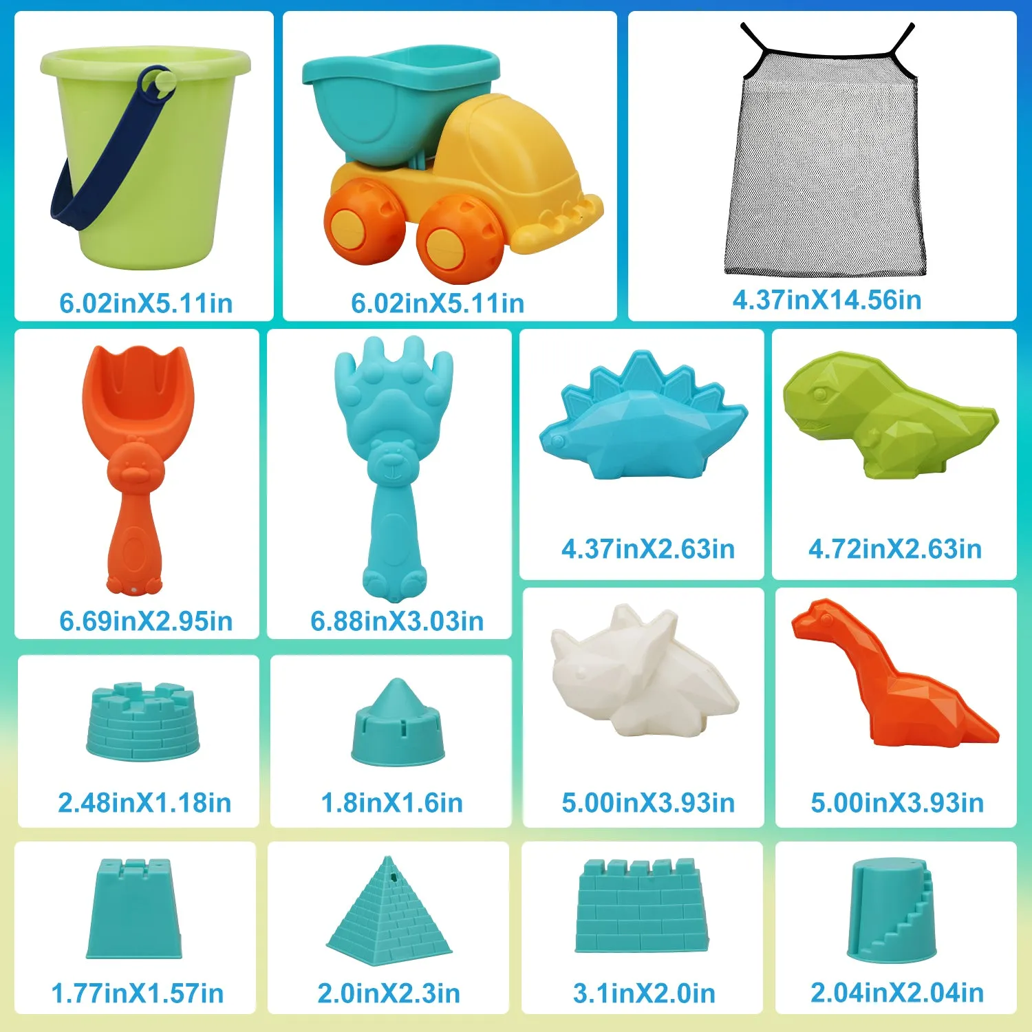Dinosaur Sand Toys for Kids