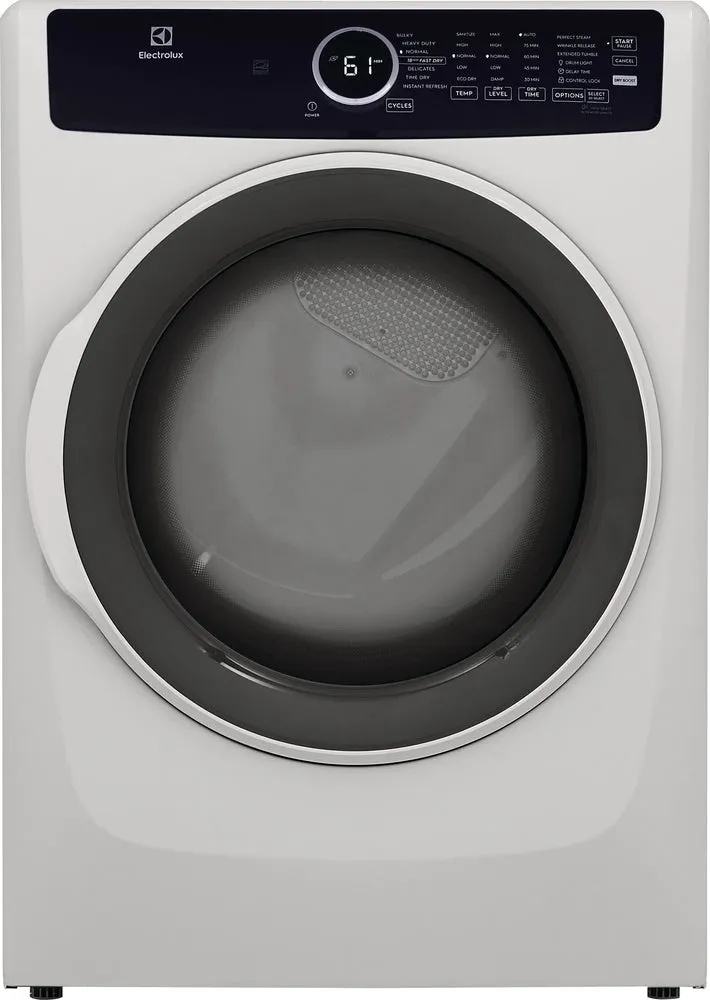 Electrolux White Front Load Steam Gas Dryer 8.0 Cu. Ft. - ELFG7437AW
