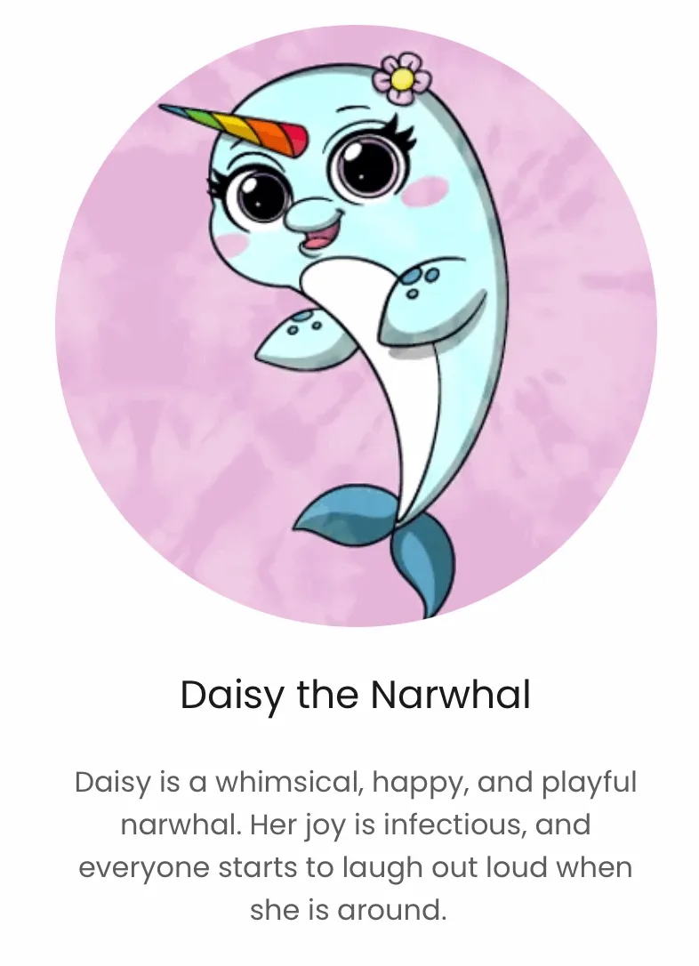 FishFlops® Daisy The Narwhal Beach Chair And Towel Set