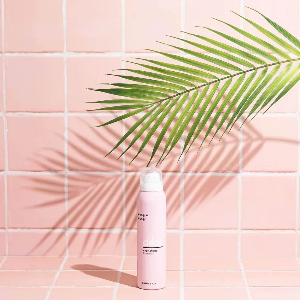 Flat Lay Instagram Backdrop - 'Bronte' Pink Square Tiles (56cm x 87cm)