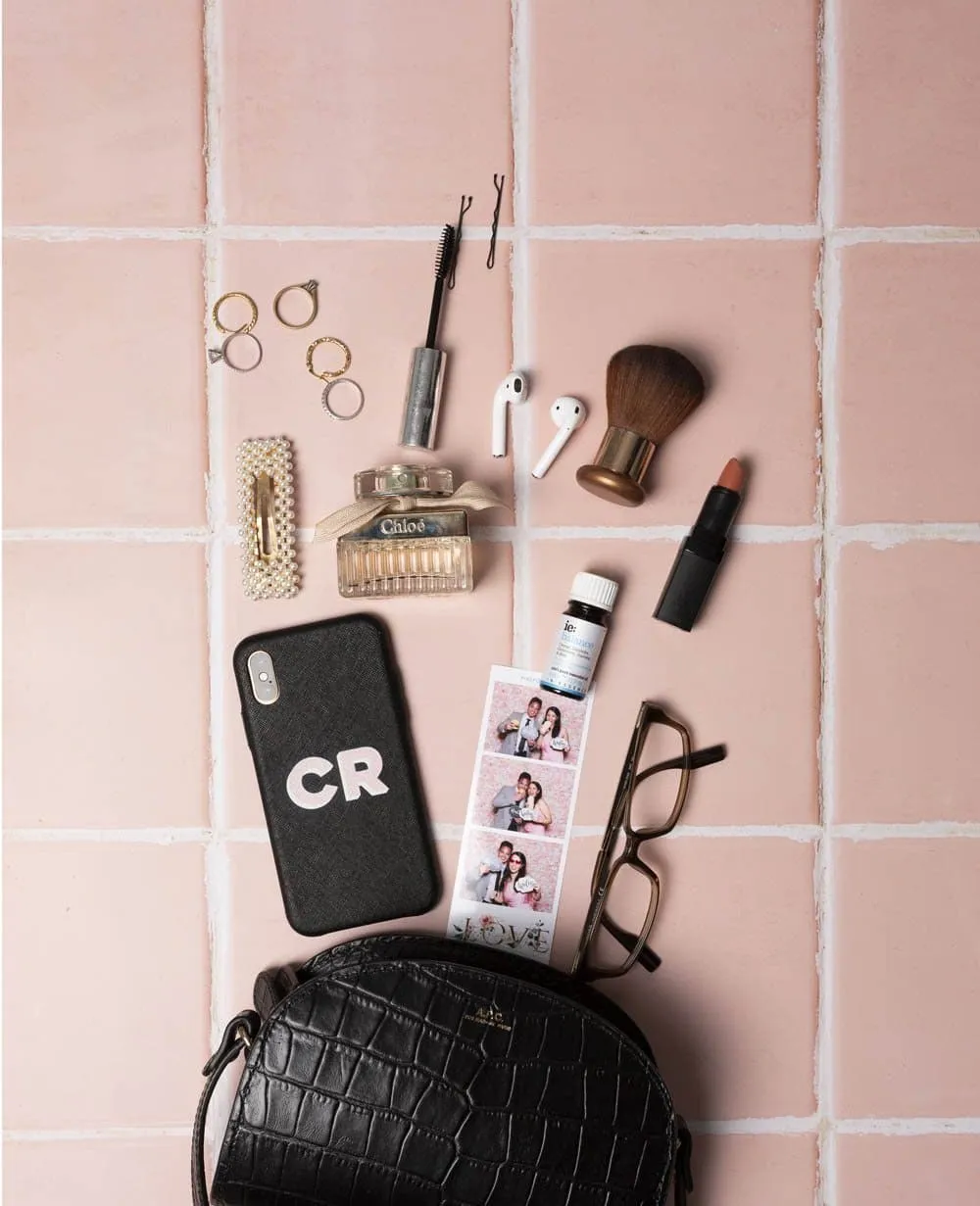 Flat Lay Instagram Backdrop - 'Bronte' Pink Square Tiles (56cm x 87cm)
