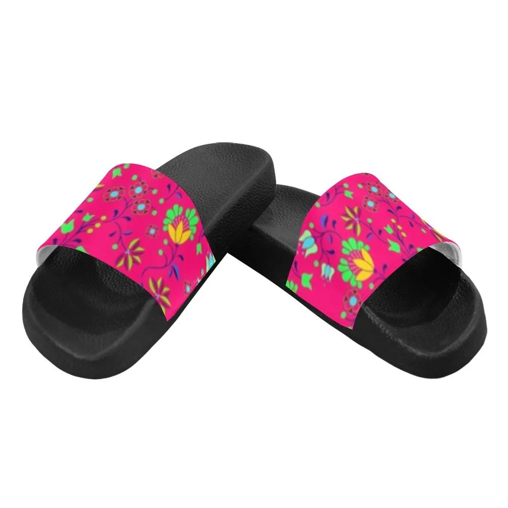 Fleur Indigine Rouge Men's Slide Sandals