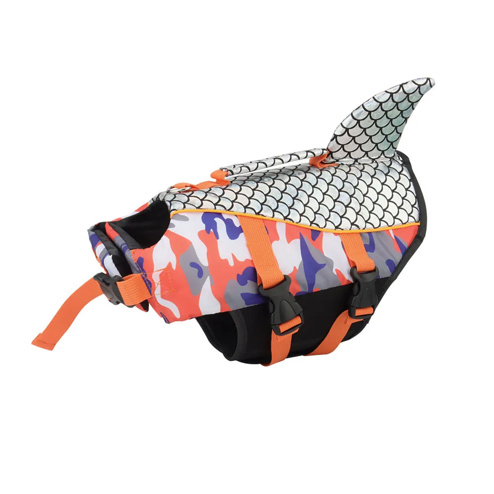 Frenchie Reflective Scales Life Jacket Swim Vest