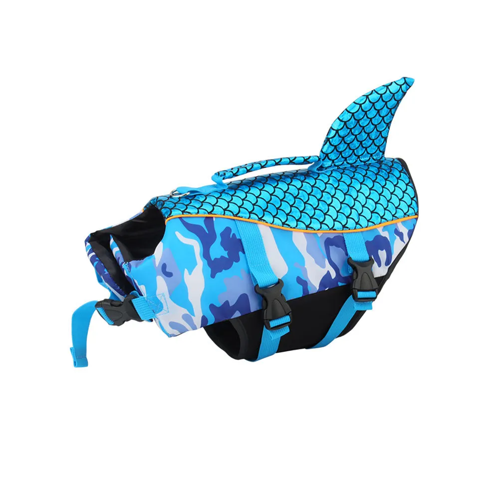 Frenchie Reflective Scales Life Jacket Swim Vest