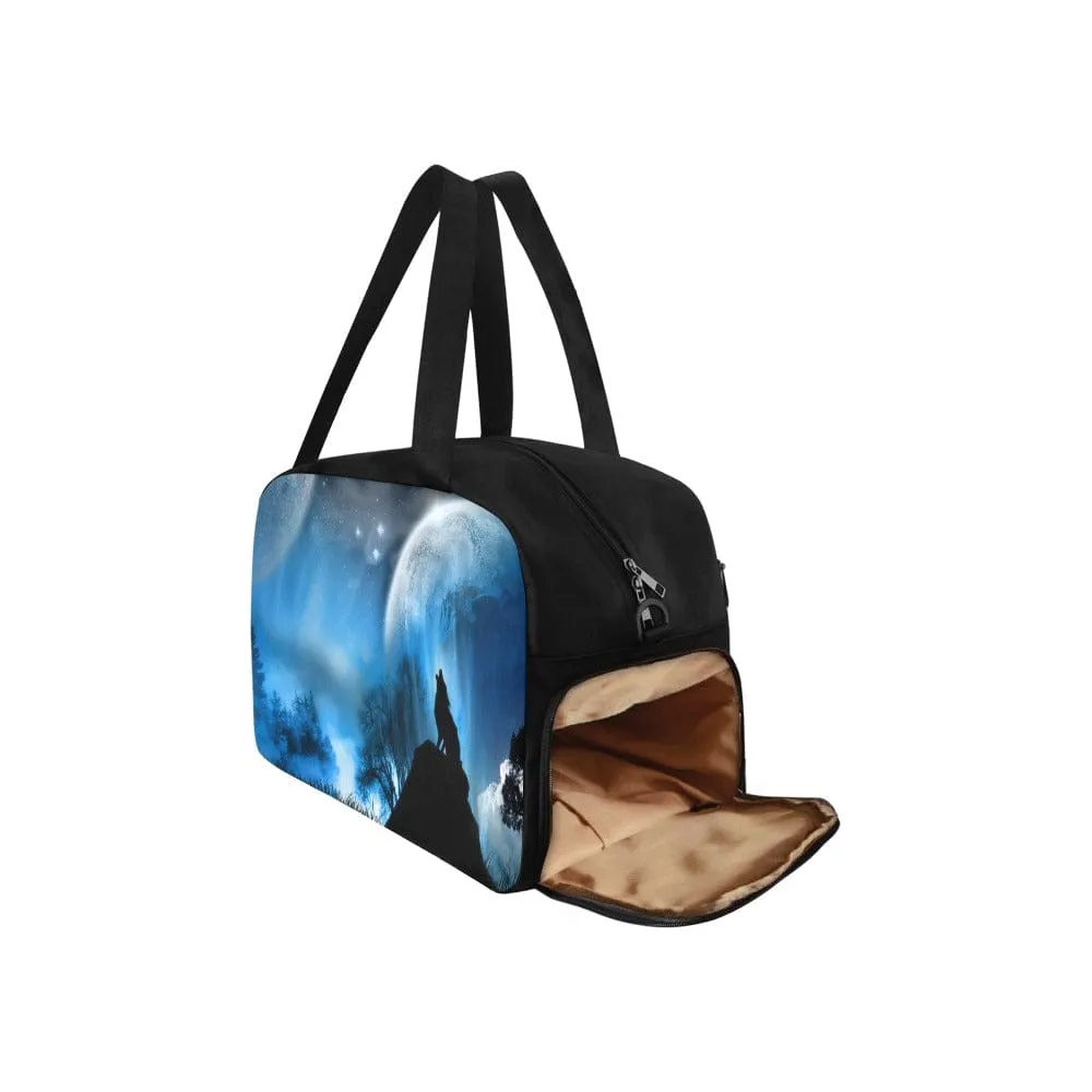 Howling Wolf Tote Travel Bag