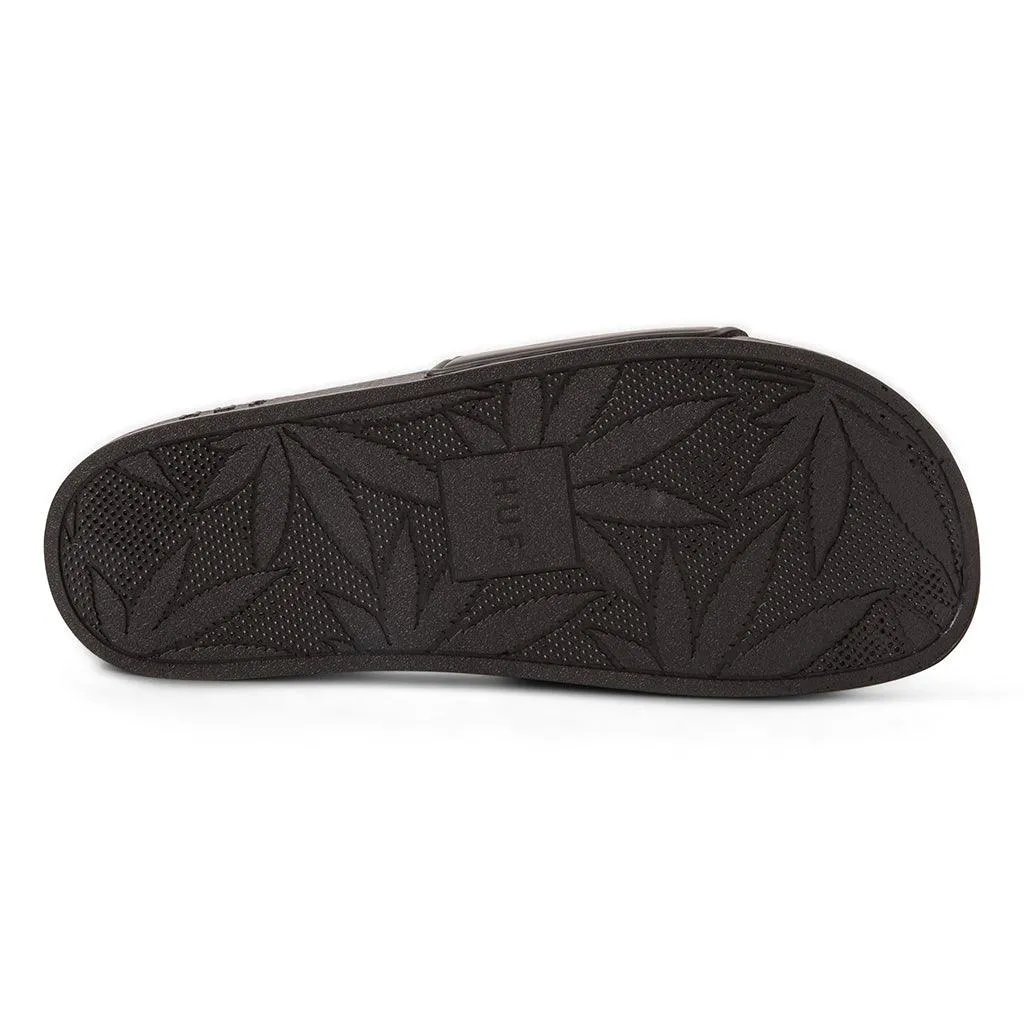 HUF x Thrasher Slides [Black]