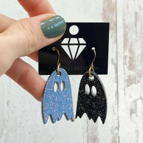 Lightweight Laser Cut Earrings - Ghost
