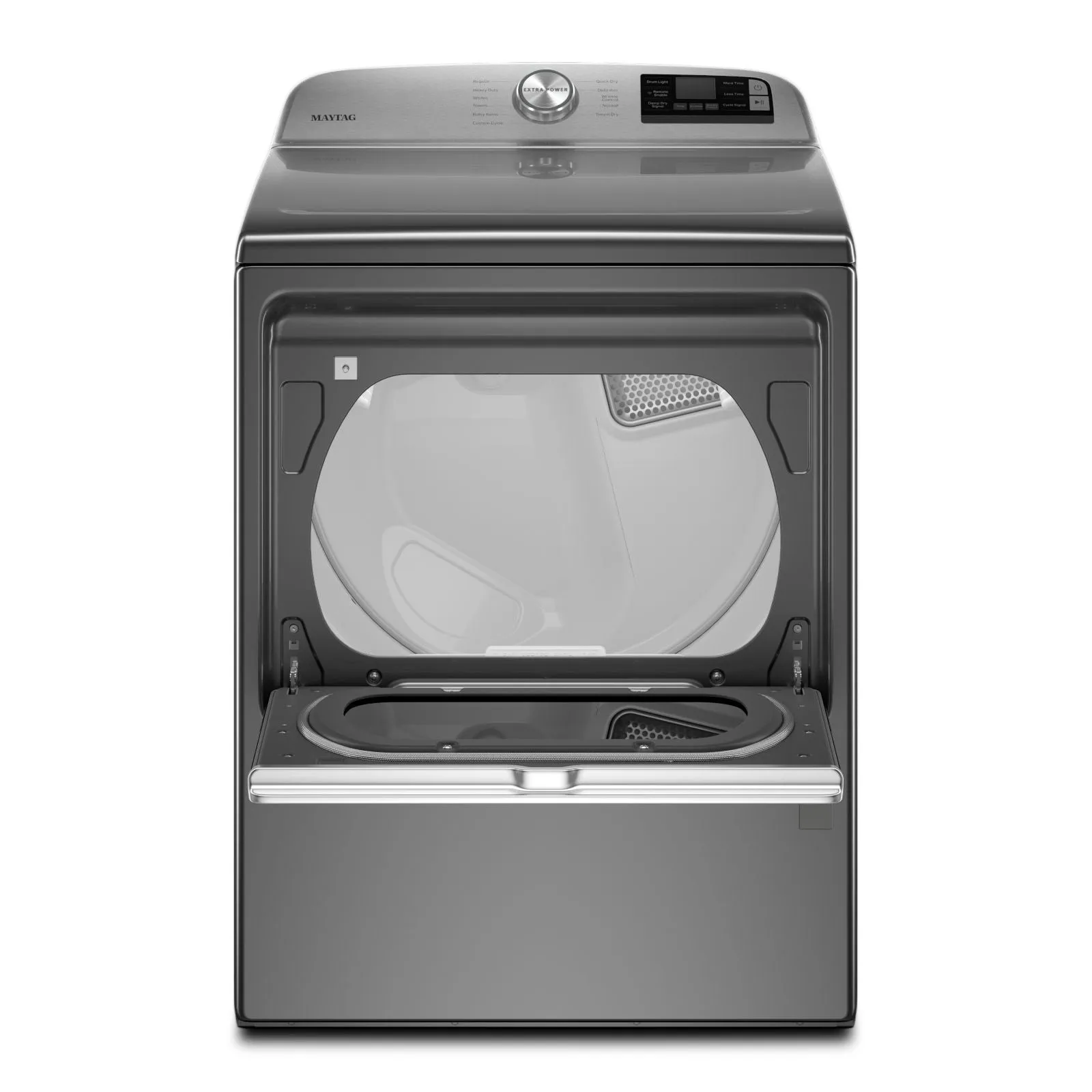 Maytag Metallic Slate Smart Gas Dryer with Steam (7.4 Cu.Ft.) - MGD7230HC