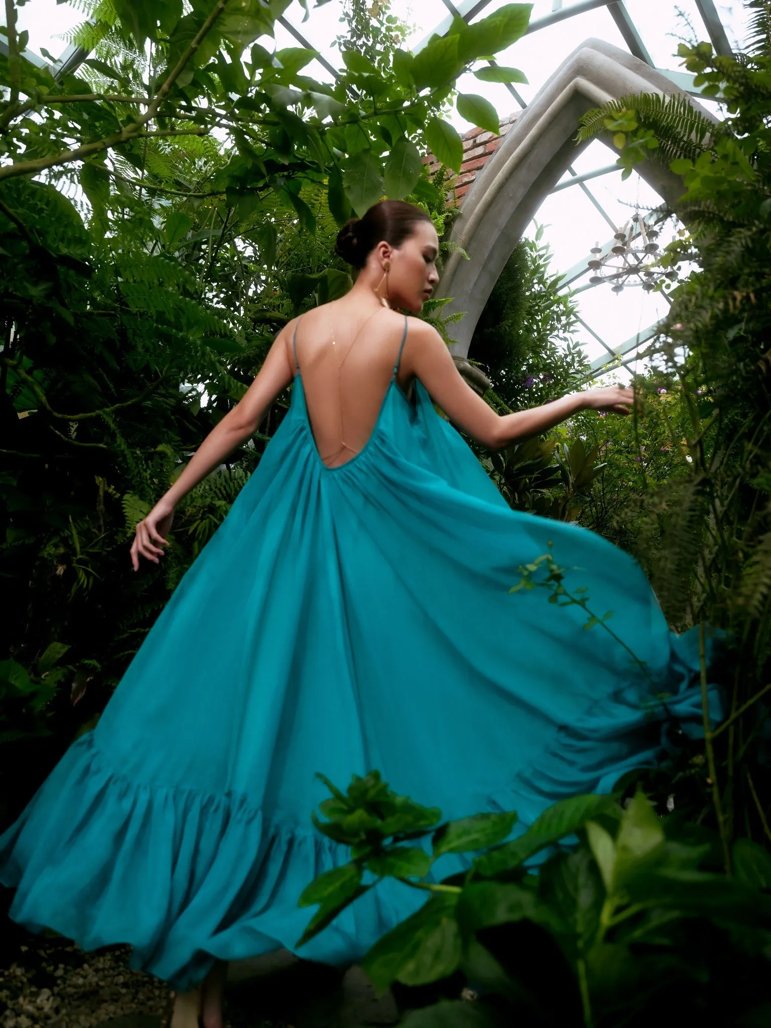 Mera Low Back Oversized Maxi Dress