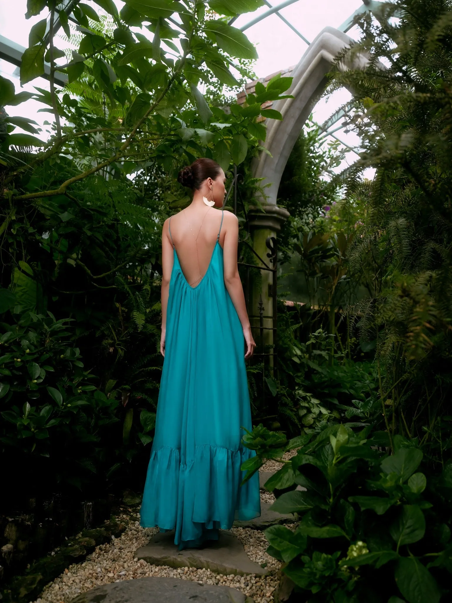 Mera Low Back Oversized Maxi Dress