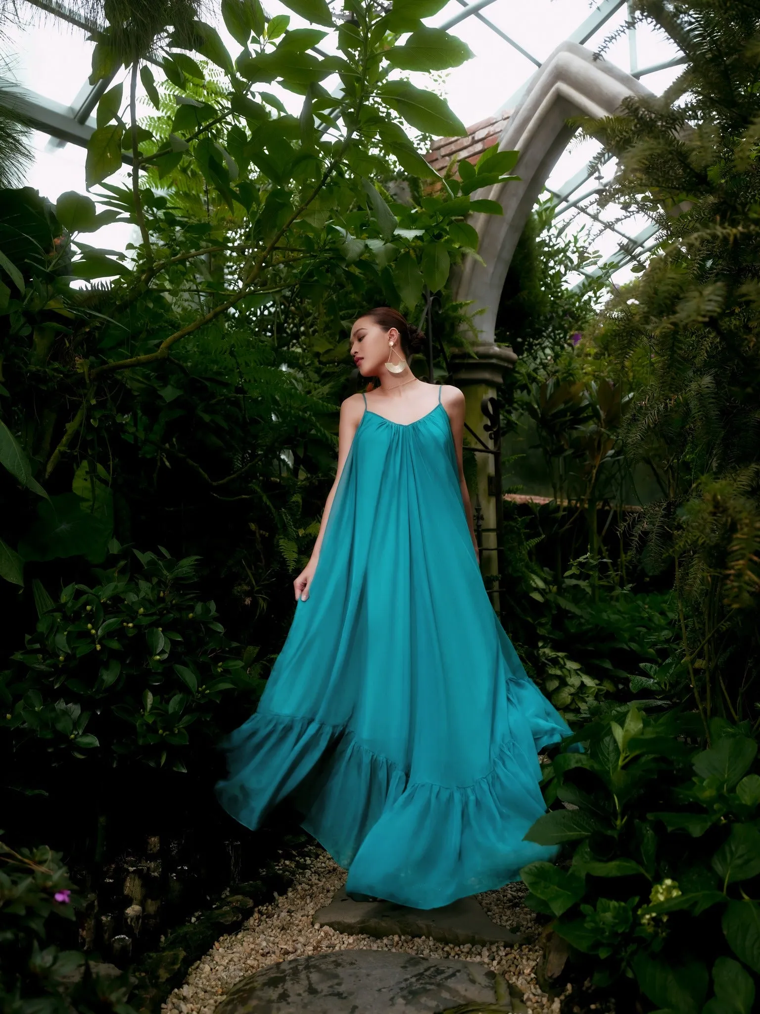 Mera Low Back Oversized Maxi Dress