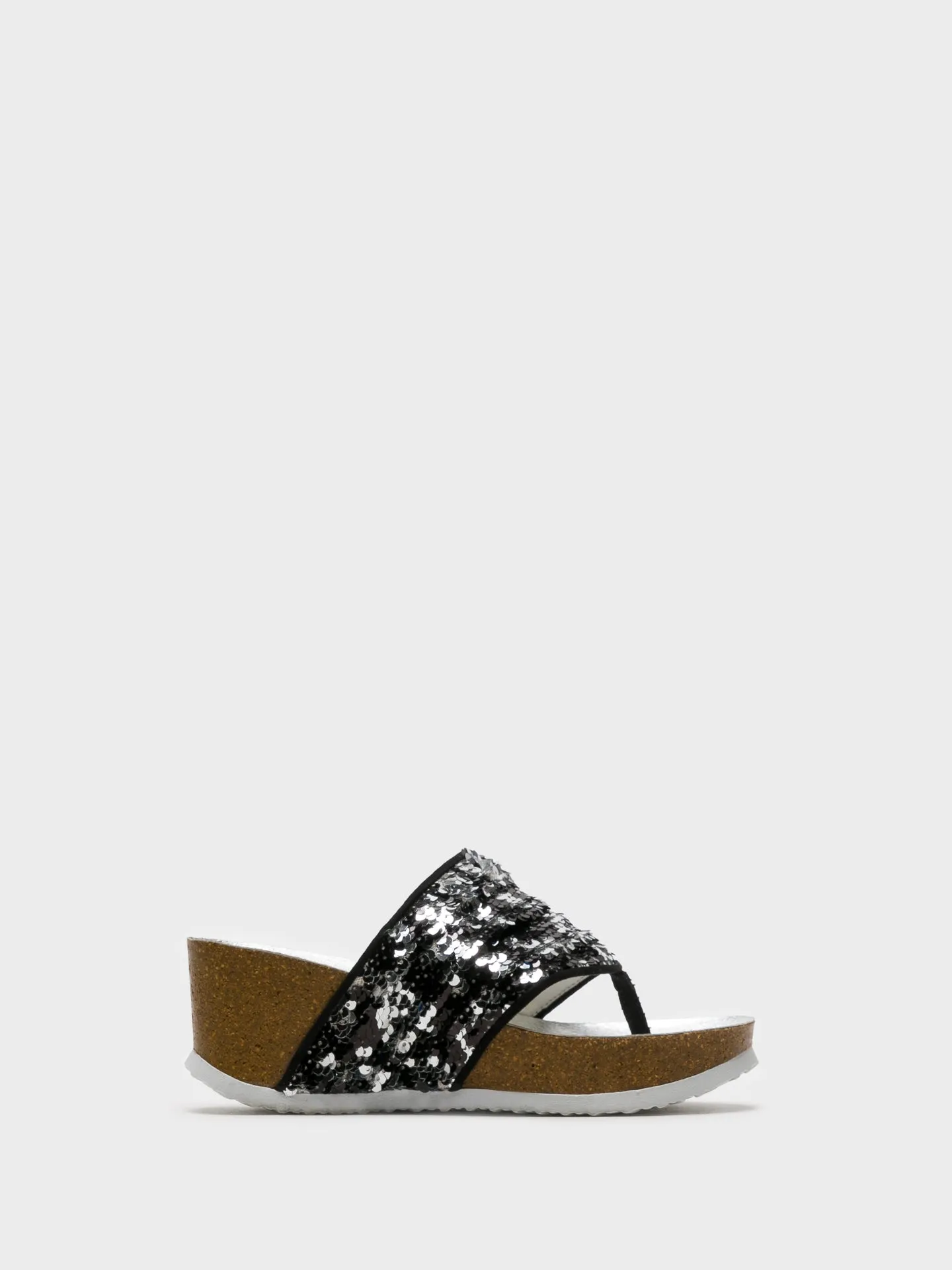 Multicolor Appliqués Flip-Flops