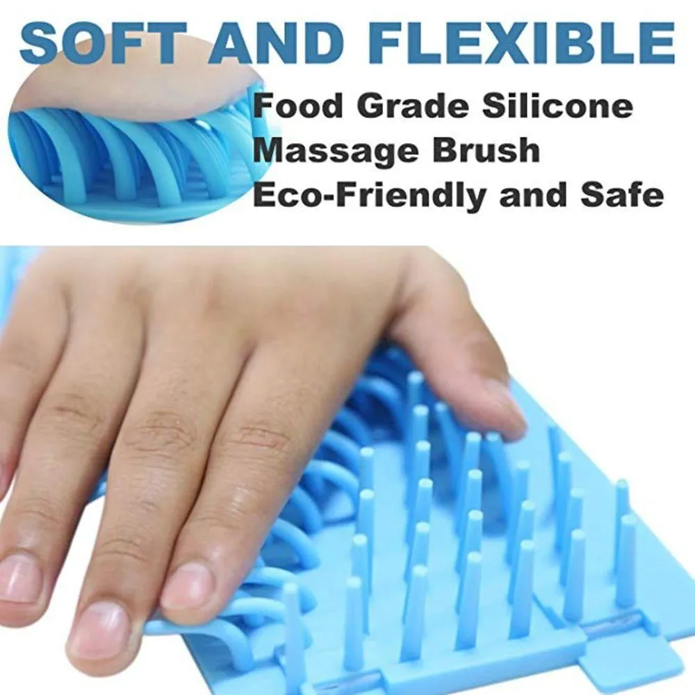 Pet Paw Washing Cup with Soft Rubber Brushes