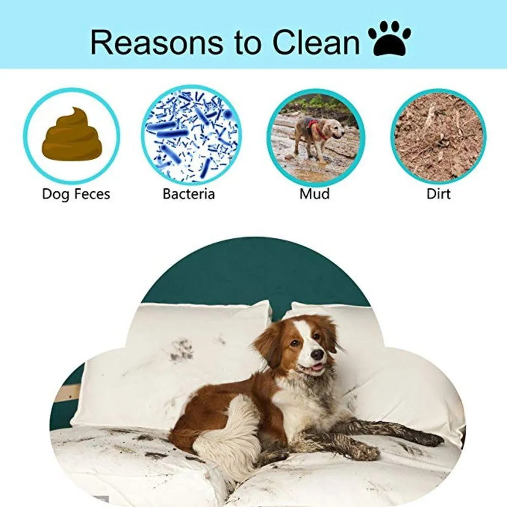 Pet Paw Washing Cup with Soft Rubber Brushes