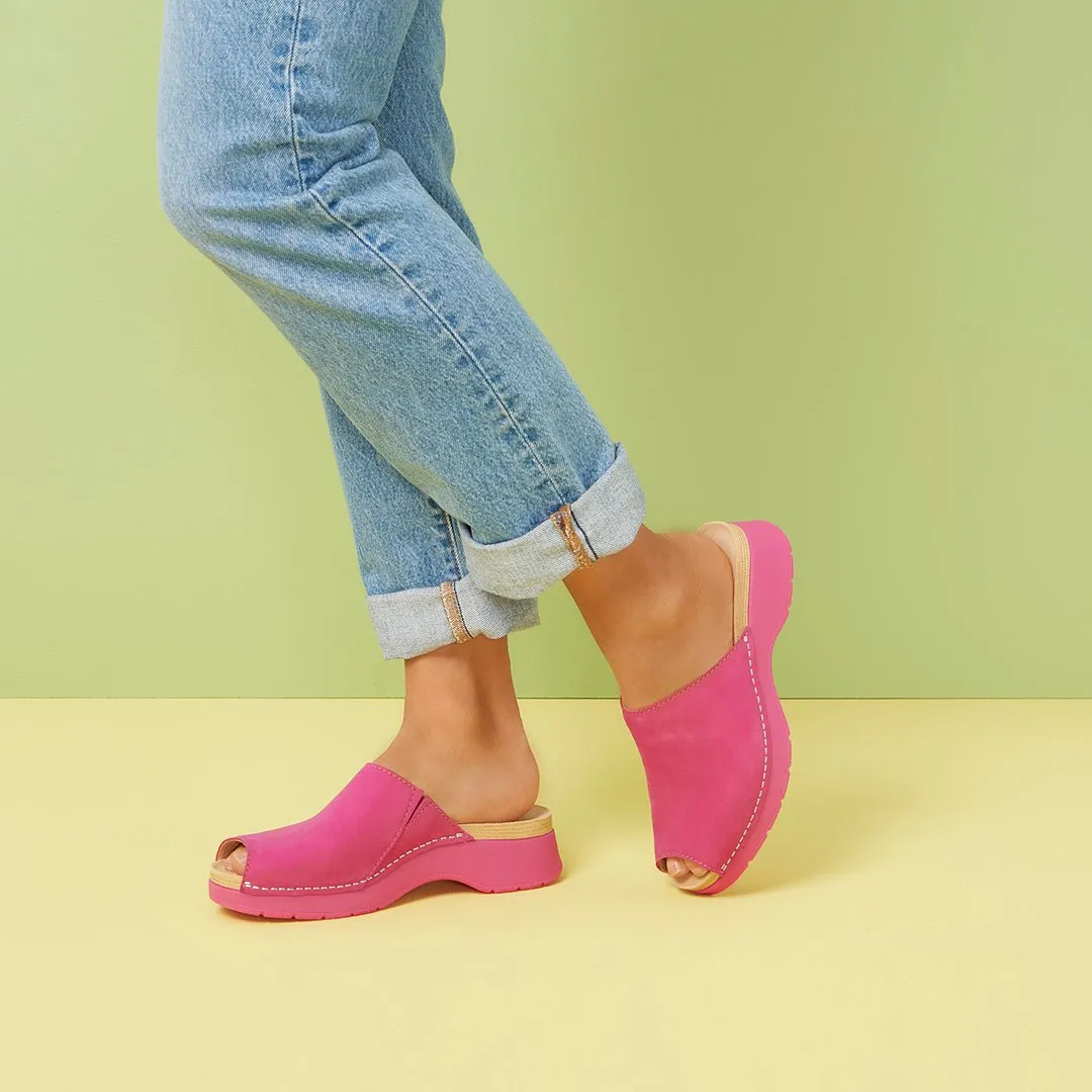 Ravyn | Milled Nubuck | Fuchsia