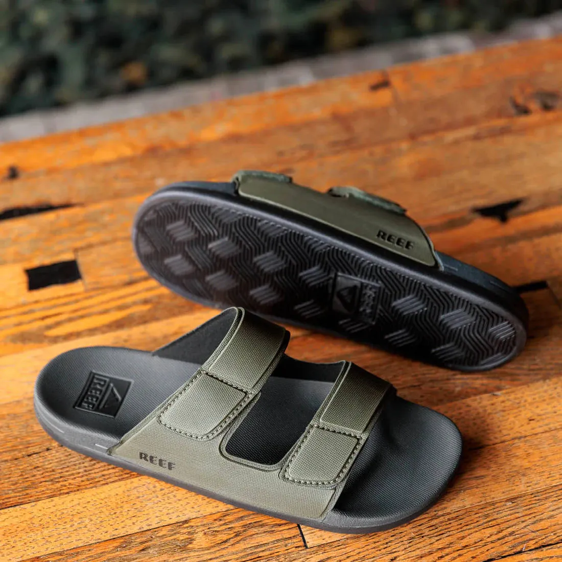 Reef Mens Cushion Tradewind Grey Olive