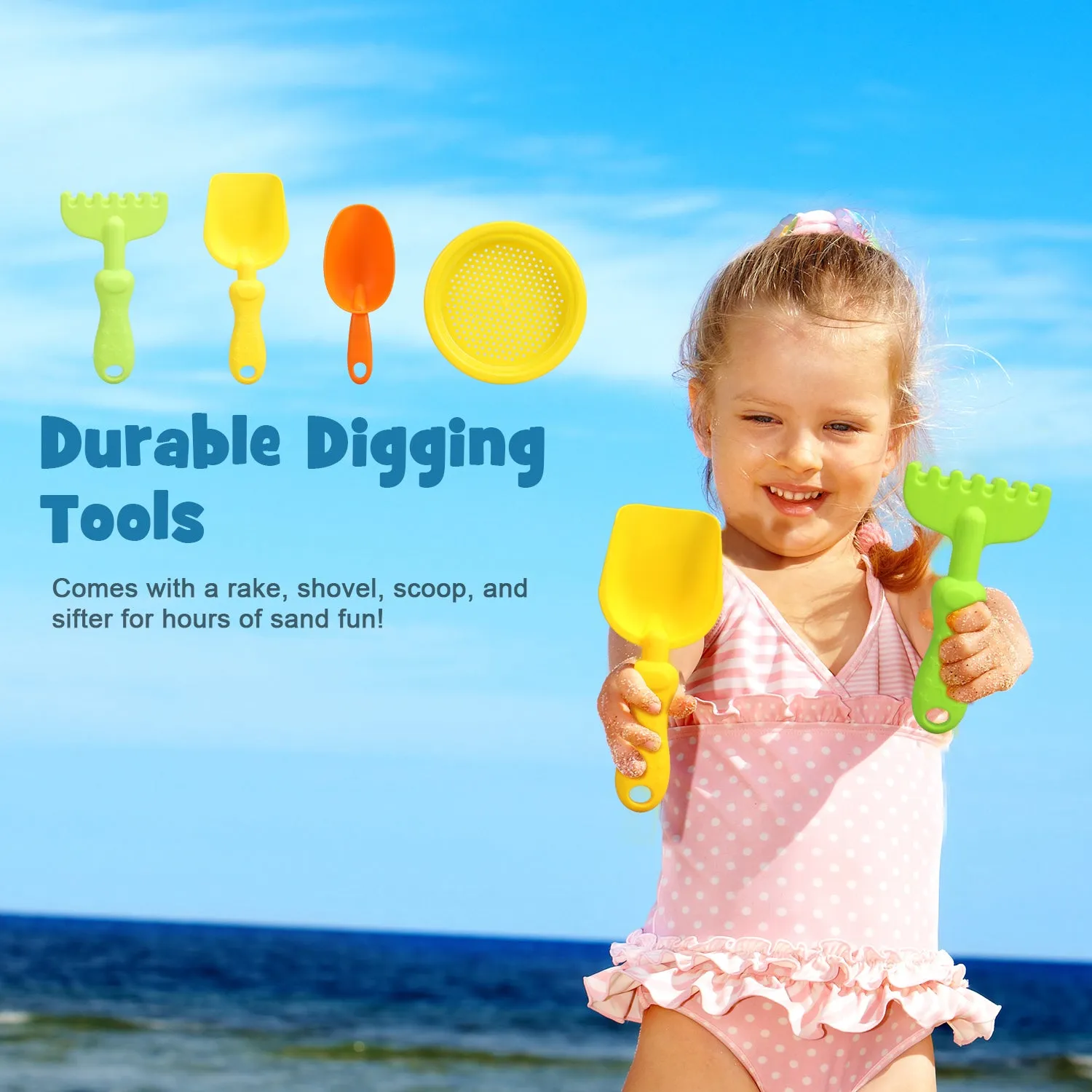 Sand Toys - 22 Beach Toys