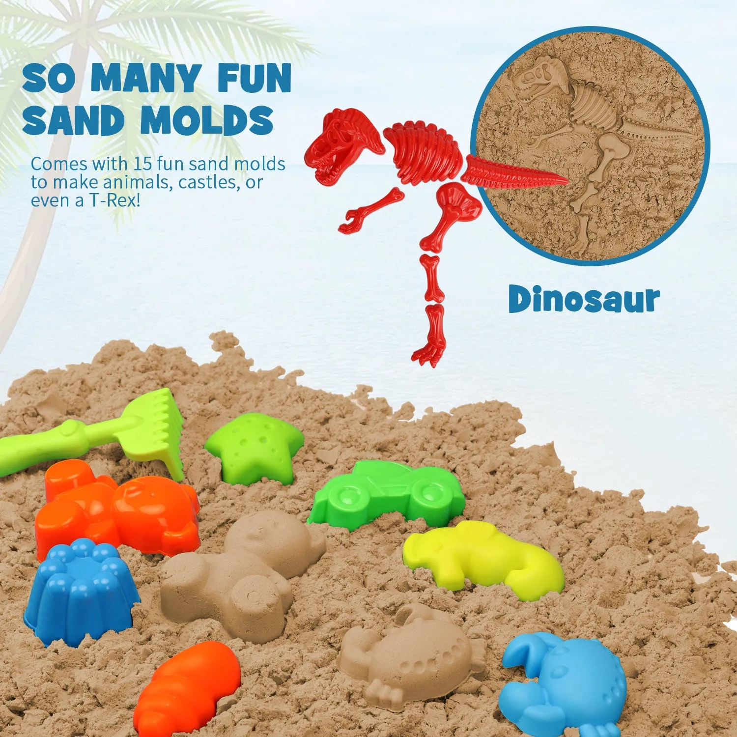 Sand Toys - 22 Beach Toys