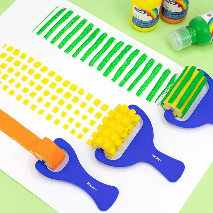 Sponge roller horizontal stripes 1311, 70 mm