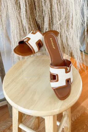 St. Barths Sandals In Dark Tan