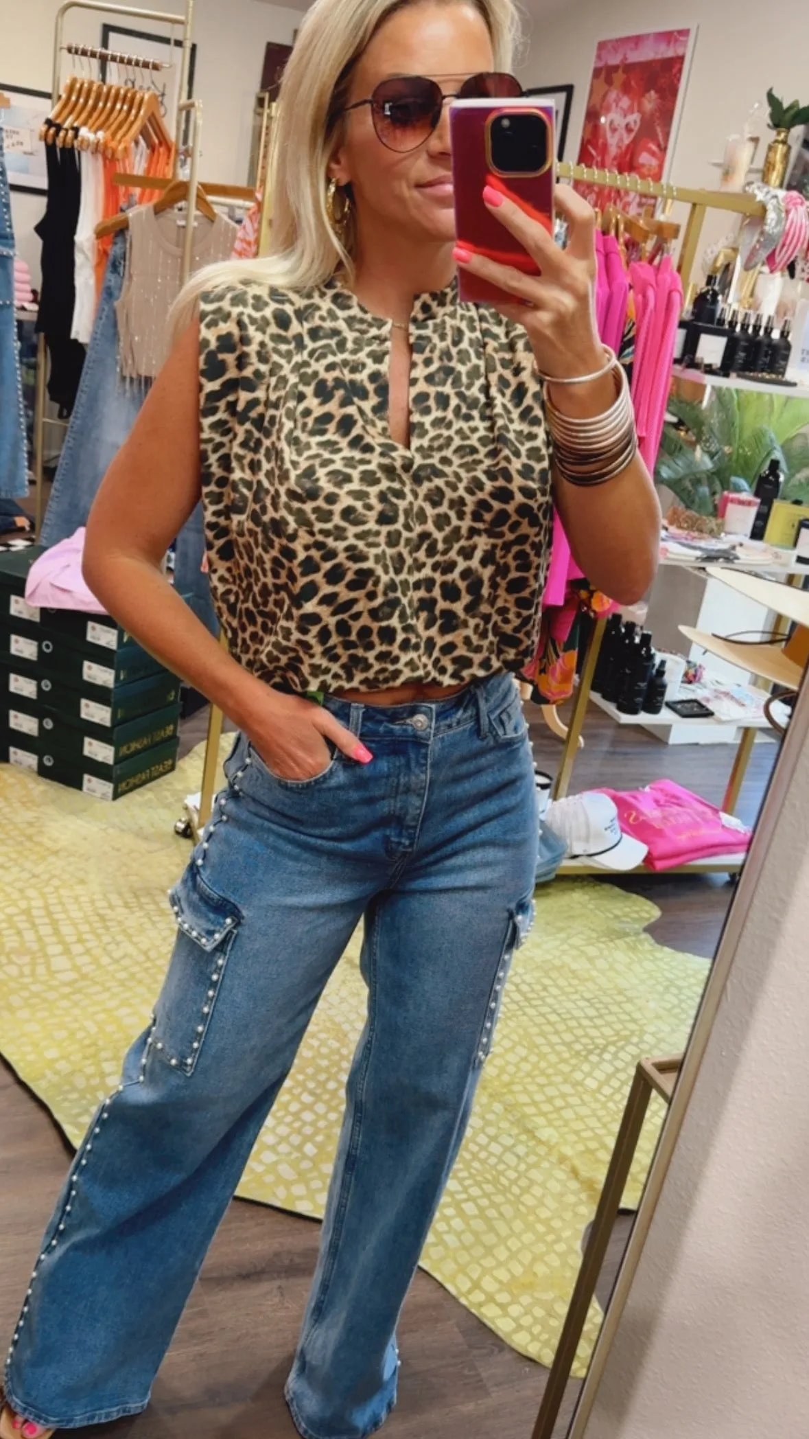 The Brogan Padded Top In The Wild by Another Love