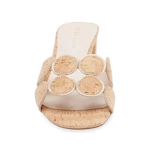 The Circle Slide Sandal in Cork