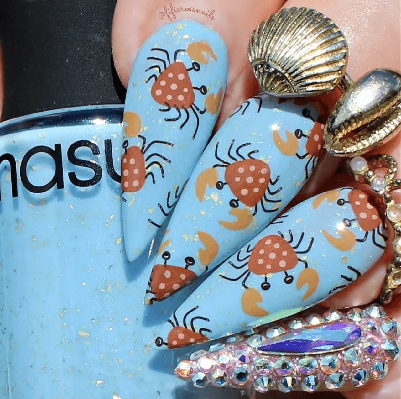 This Way to the Beach (CjS-249) Steel Nail Art Layered Stamping Plate