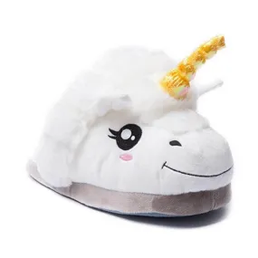 White Unicorn Slippers